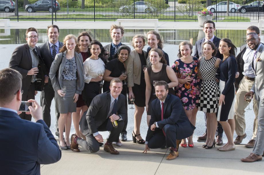 Members of the Class of 2018 celebrated their upcoming graduation at the Graduating Students Dinner. Members of the Class of 2018 celebrated their upcoming graduation at the Graduating Students Dinner.