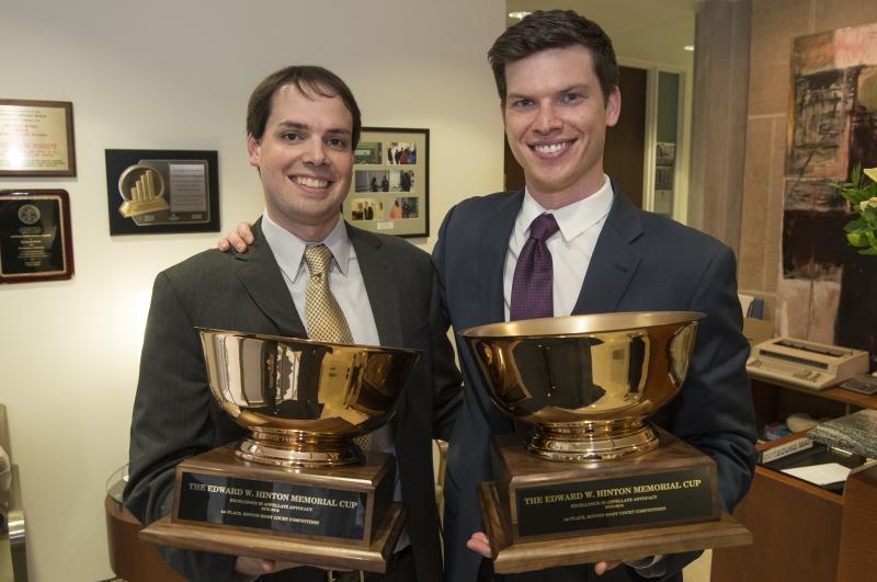 Hart and Kilcup pose after the competition.