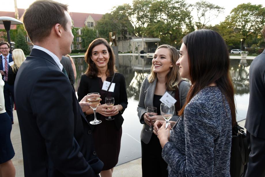 Throughout the event, students had a chance to mingle with classmates.