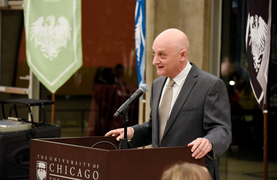 Professor Omri Ben-Shahar delivered the welcome remarks at this year's dinner.