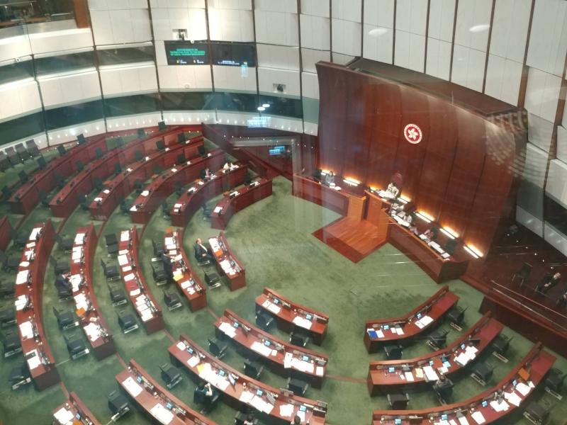 They also toured the Hong Kong Legislative Council (LegCo) with law students from the University of Hong Kong.