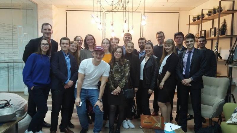 At Moscow State University, the group compared legal education systems in a meeting with law students.