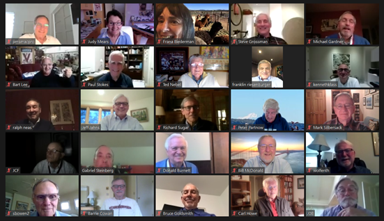 As usual, class gatherings were the highlight of the weekend. Classes virtually gathered and reconnected with friends through Zoom and Sidebar. Pictured here is the Class of 1971 catching up with friends on Friday, April 30th. 