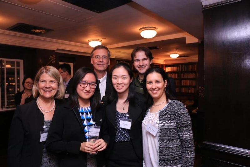 Ellen Albrecht, Kamolnich Swasdiphanich, LLM '17, Tom Albrecht, '79, Hannah Loo, '17, Zachary Reynolds, '19, and Maria Mondeja, LLM '17 Ellen Albrecht, Kamolnich Swasdiphanich, LLM '17, Tom Albrecht, '79, Hannah Loo, '17, Zachary Reynolds, '19, and Maria Mondeja, LLM '17