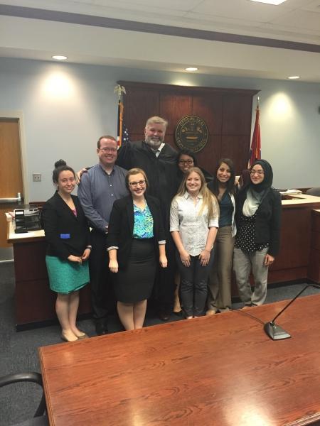 In Knoxville, students were able to sit in on court sessions and have a discussion with the Honorable Tim Irwin. Judge Irwin played in the NFL for 14 years before practicing law full time. In Knoxville, students were able to sit in on court sessions and have a discussion with the Honorable Tim Irwin. Judge Irwin played in the NFL for 14 years before practicing law full time.