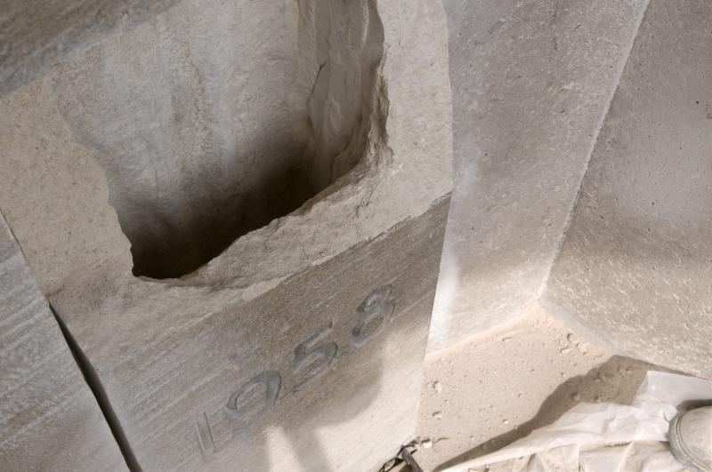 The boxes were wedged in rather tightly, and we will have to consider this when we re-bury materials in the cornerstone this year. The boxes were wedged in rather tightly, and we will have to consider this when we re-bury materials in the cornerstone this year.