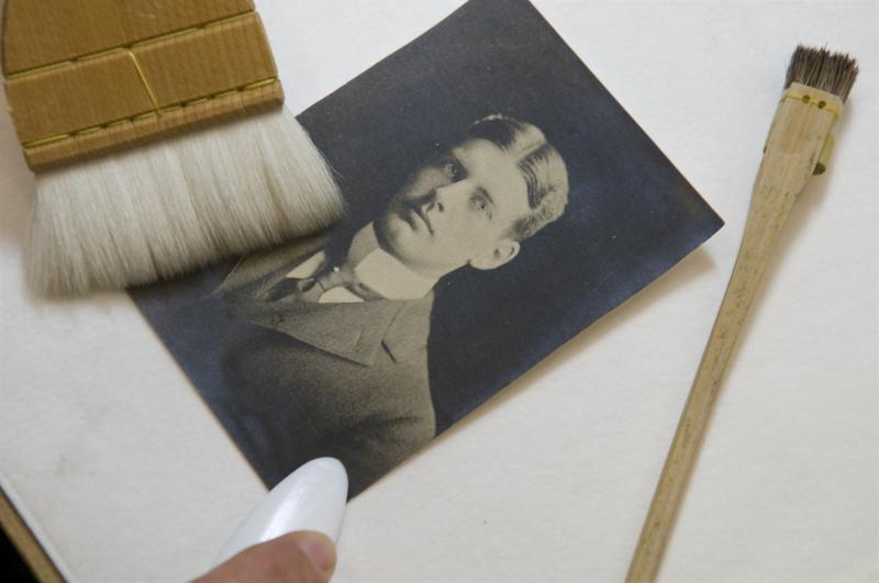 Several photographs were found in the 1903 box.This is James Parker Hall, one of the first faculty members of the Law School. All but one of the photos (which was folded over at one corner) were in perfect condition. They will be scanned and the originals archived in the University Library. Several photographs were found in the 1903 box.This is James Parker Hall, one of the first faculty members of the Law School. All but one of the photos (which was folded over at one corner) were in perfect condition. They will be scanned and the originals archived in the University Library.