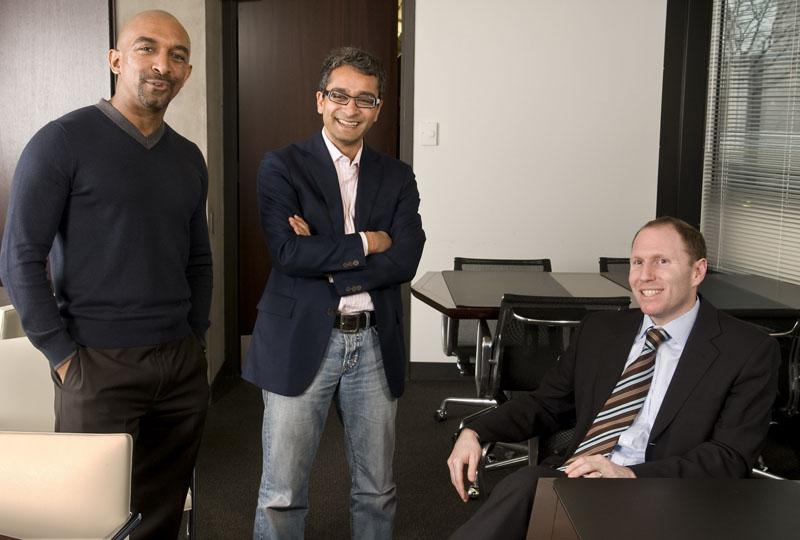 Assistant Professor Daniel Abebe, Professor Anup Malani, and Assistant Professor Jacob Gersen