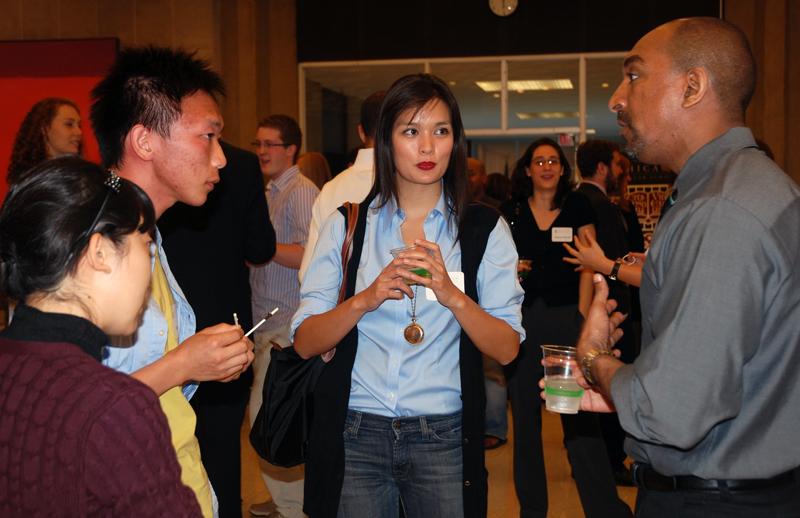 Assistant Professor Daniel Abebe at the Diversity Reception