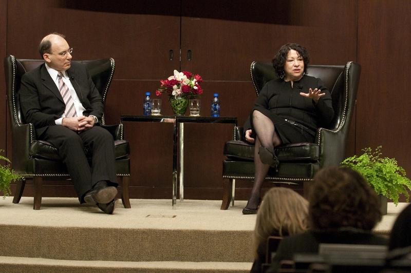 Students asked Justice Sotomayor questions about her time on the Supreme Court.