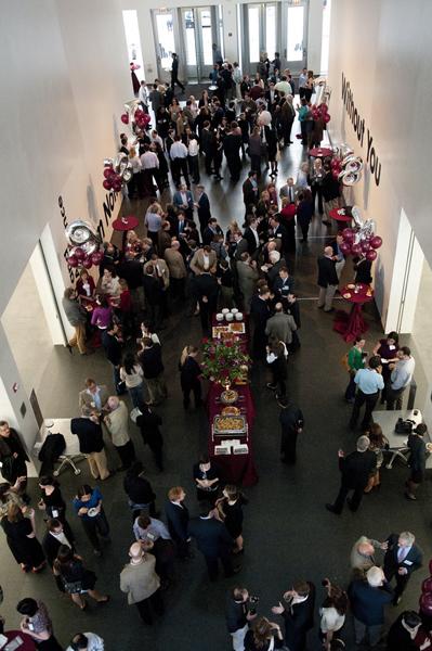 The traditional Friday Wine Mess was held at the Museum of Contemporary Art.