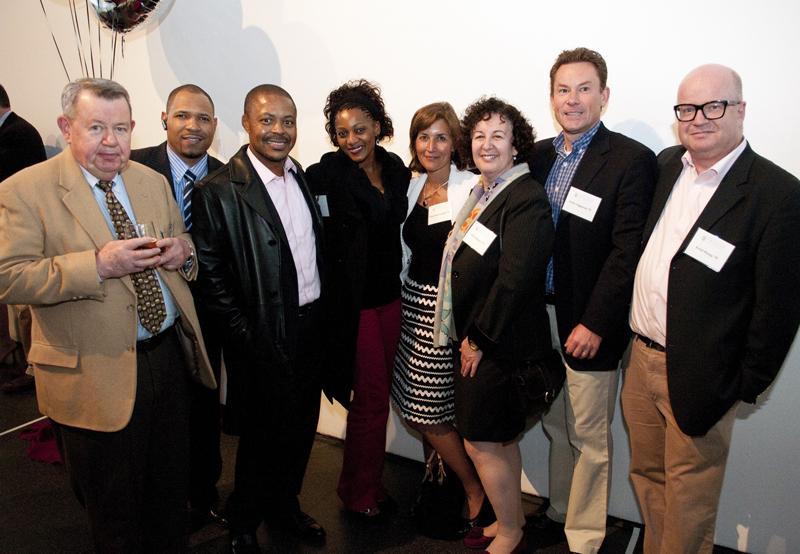 A few alumni from the class of 1991 at Wine Mess.