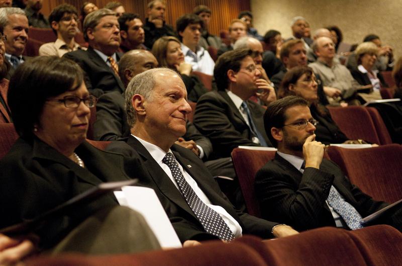 The audience in the Weymouth Kirkland Courtroom.