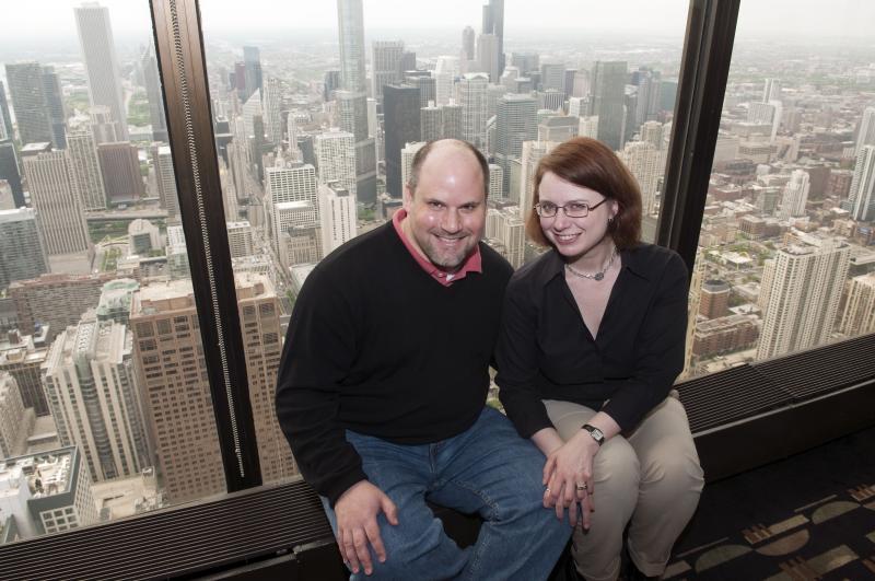 Alumni enjoying the view while attending the Sunday brunch held at the Signature Room on the 95th floor of the Hancock Building. Alumni enjoying the view while attending the Sunday brunch held at the Signature Room on the 95th floor of the Hancock Building.