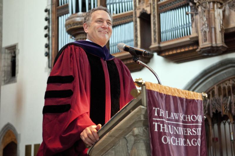Daniel Doctoroff, '84, was honored with the Distinguished Alumnus Award.