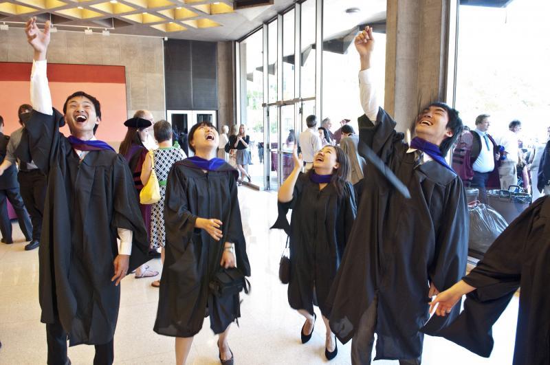 After the hooding ceremony, it was back to the Law School for a reception.