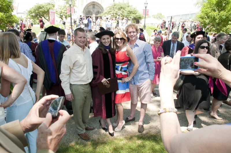 A whole lot of photos were taken on graduation day. A whole lot of photos were taken on graduation day.