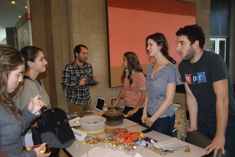 Candy and cookies were used to attract possible members. 