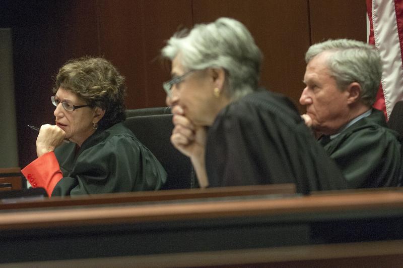 Judges Marsha Berzon, Lee Rosenthal, and James Loken. 