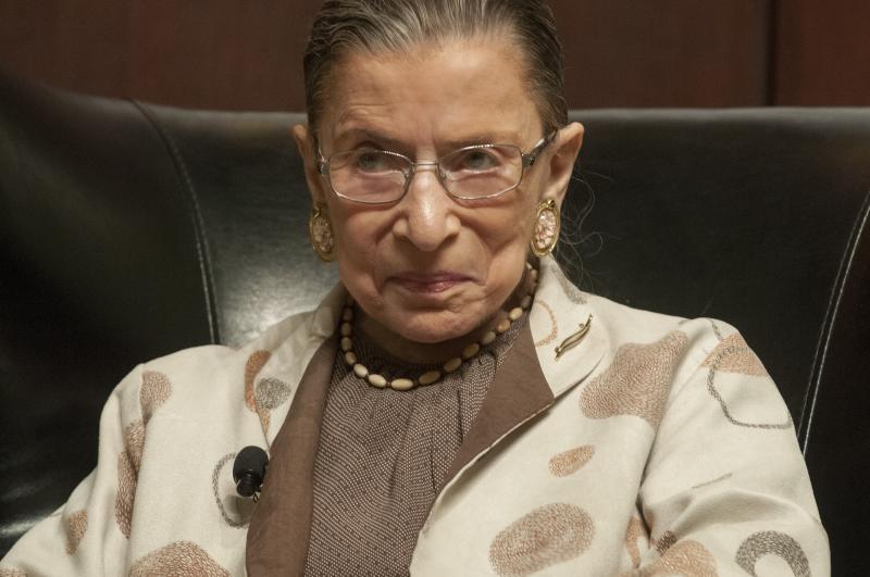 Ginsburg talked about her time as a litigator before she became a judge.