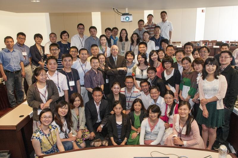 Posner and the scholars posed for a photograph, which is now a yearly tradition.