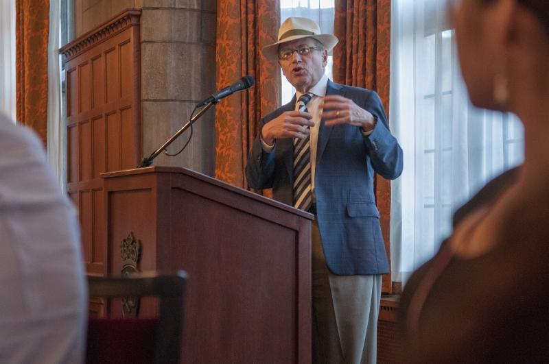 Richard Sandor spoke about his passions for China and for law and economics.