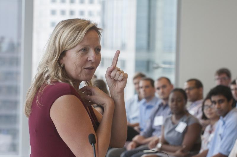 Charlotte Wager of Jenner and Block gave a presentation on networking. Charlotte Wager of Jenner and Block gave a presentation on networking.