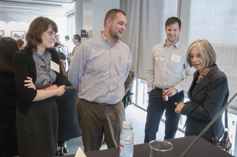 Students chat with Judge Diane Wood, new Chief Judge of the Seventh Circuit. Students chat with Judge Diane Wood, new Chief Judge of the Seventh Circuit.