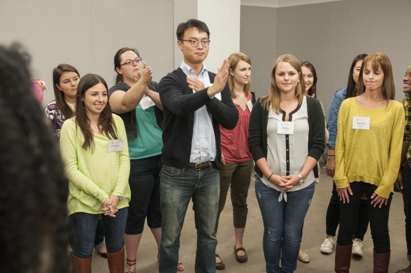The improv games were meant to teach eye contact and other important skills. The improv games were meant to teach eye contact and other important skills.