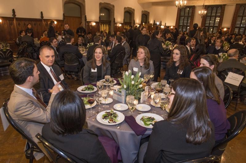 Faculty, students, and administrators break bread together. Faculty, students, and administrators break bread together.