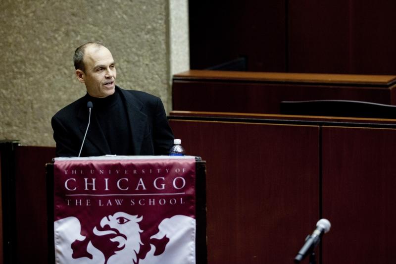 New York Times bestselling author Scott Turow, a lawyer, gave the keynote.