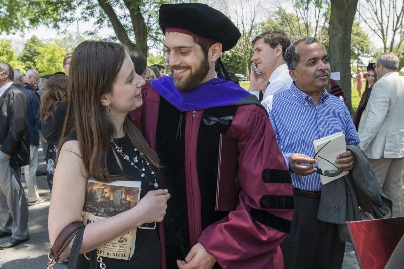 Graduates thanked their loved ones for supporting them through law school.
