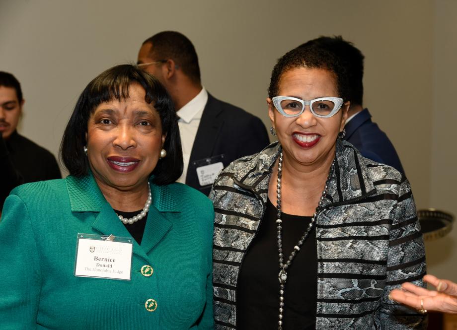 Judge Donald with last year's honoree, Judge Ann. C. Williams (retired), who was honored for her remarkable career on the Seventh Circuit Court of Appeals.