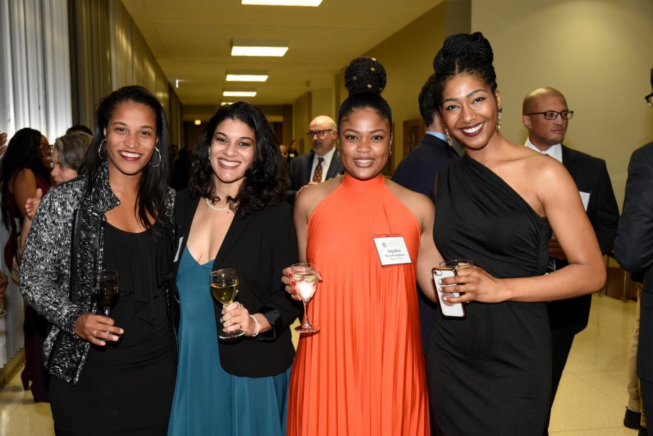 From left: Morgan Arthur, '20; Marina Mehrtens, '21; Angelica Russell-Johnson, '21; and Savannah West, '20.