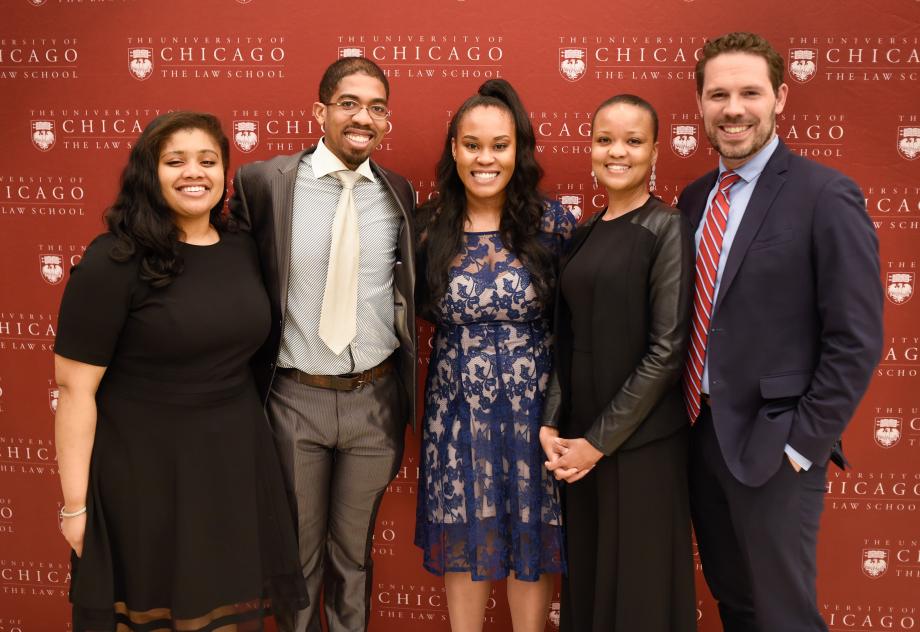 The central planning committee, from left: Kamara Nwosu, Andre Washington, Amiri Lampley, Robin Graham, and Charles Todd.