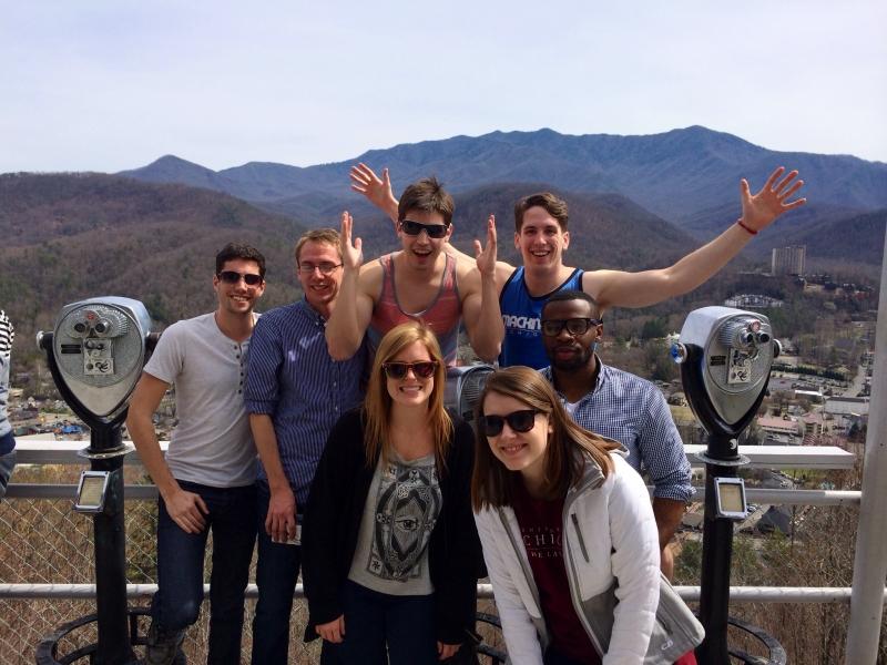 The group took a day trip to Gatlinburg, Tenn. 