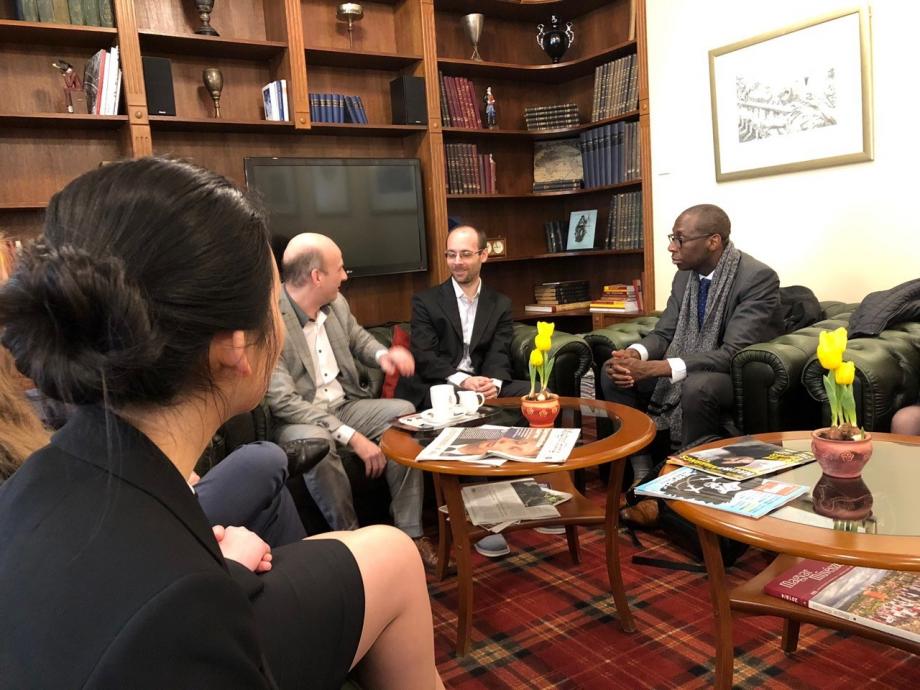 While there, they met with Judge Kovás András of the Hungarian Supreme Court. 