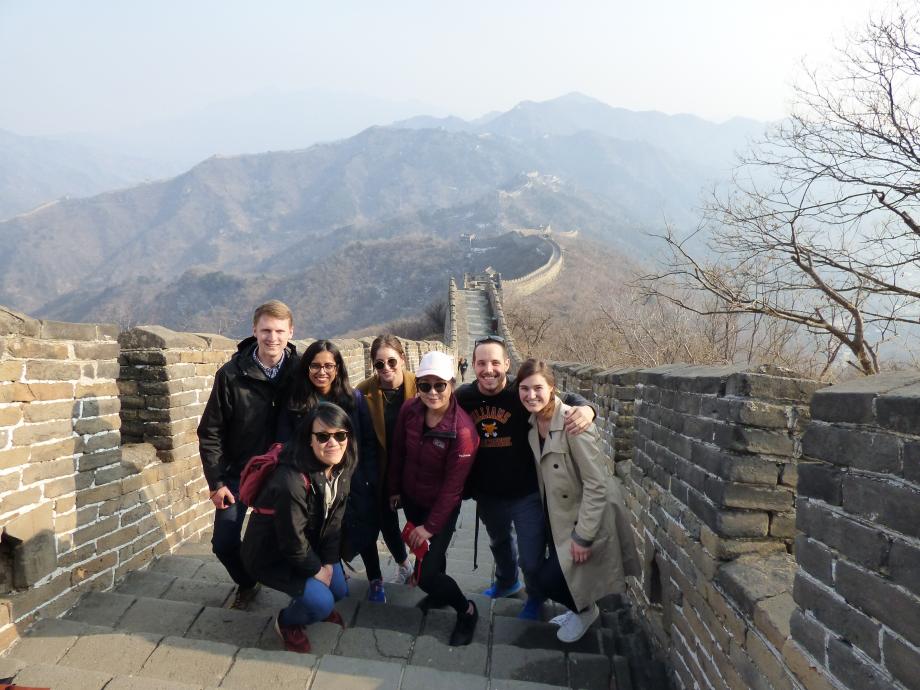 Students also had a chance to visit the Great Wall of China.