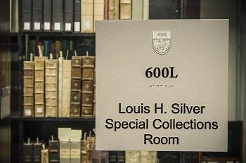 Louis H. Silver Special Collections Room (600L) with books