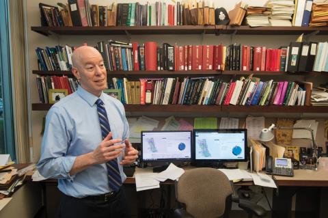 Professor Futterman in his office