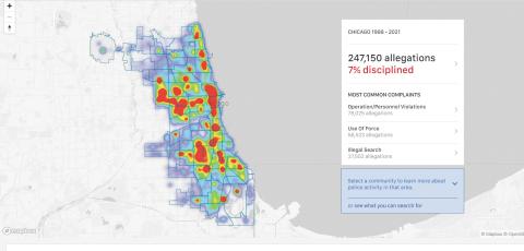 Hotspots of complaints
