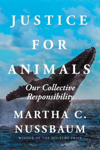 Justice for Animals book cover, displaying the tail of a whale above the water