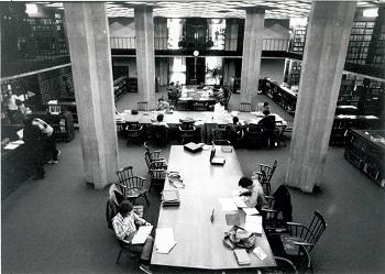 Law library in the 1980s