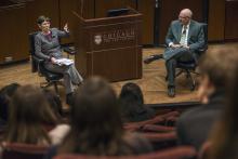 Judge Joan Donoghue and Professor Tom Ginsburg