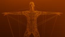 Stock image -- a stylized body