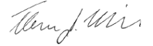Signature of Thomas J. Miles