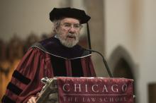 Frank Easterbrook at graduation