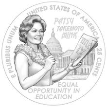 Patsy Mink Quarter