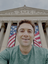 Seth at National Archives building