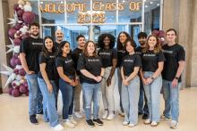 A picture of the Dean's Fellows standing together.